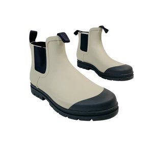 EVERLANE Chelsea Rubber Ankle Boots in Bone